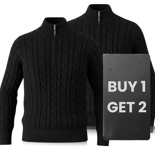 Pull torsadé en cachemire (DESTOCKAGE) – 1 Acheté = 2 Offerts